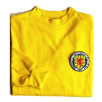 Scotland Retro Yellow Football Shirt